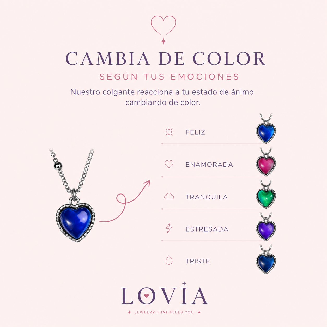 Lovia | Colgante de las emociones